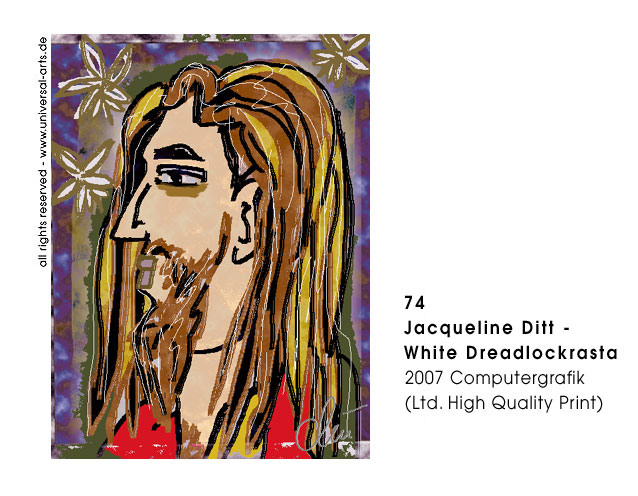 Jacqueline Ditt - White Dreadlockrasta