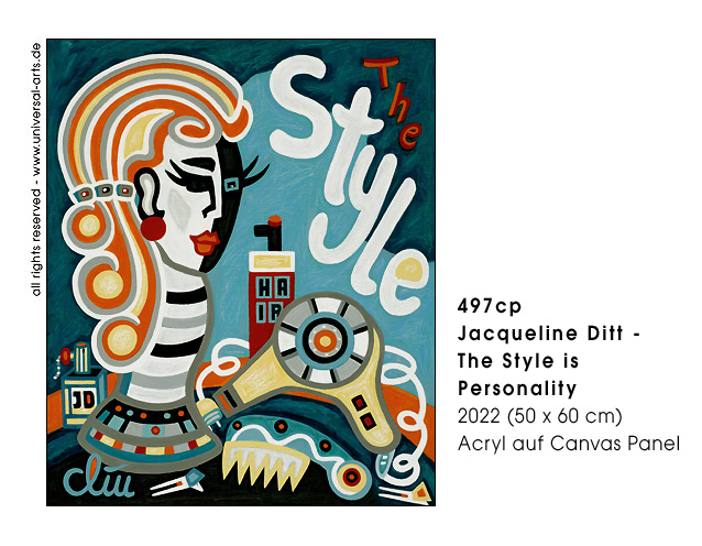 Jacqueline Ditt - Style is Personality  (Stil ist Persönlichkeit)