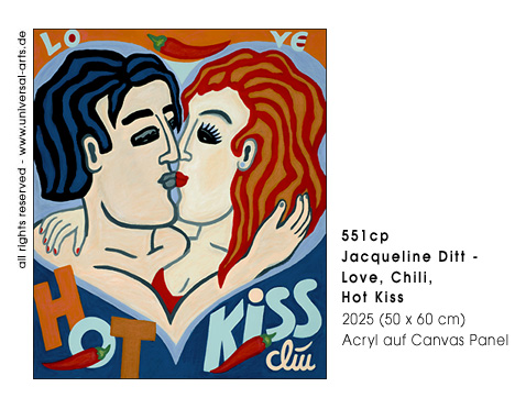 Jacqueline Ditt - Love Chili Hot Kiss (Liebe Chili heisser Kuss) 