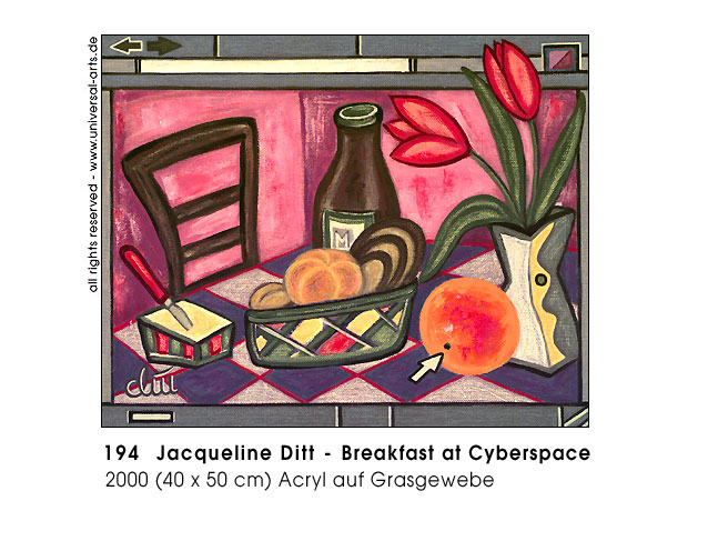 Jacqueline Ditt - Breakfast at Cyberspace (Frhstck im kybernetischen Raum)