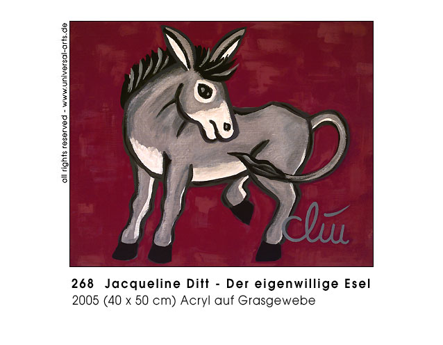 Jacqueline Ditt - Der eigenwillige Esel (The wilful Donkey)