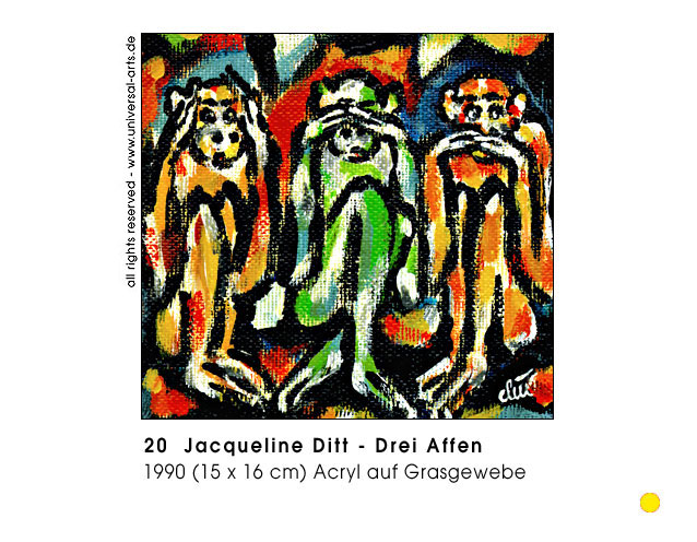 Jacqueline Ditt - Drei Affen (Three Monkeys)