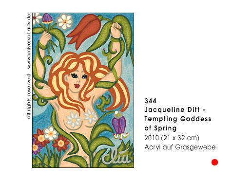 Jacqueline Ditt - Tempting Goddess of Spring (Verführerische Göttin des Frühlings)
