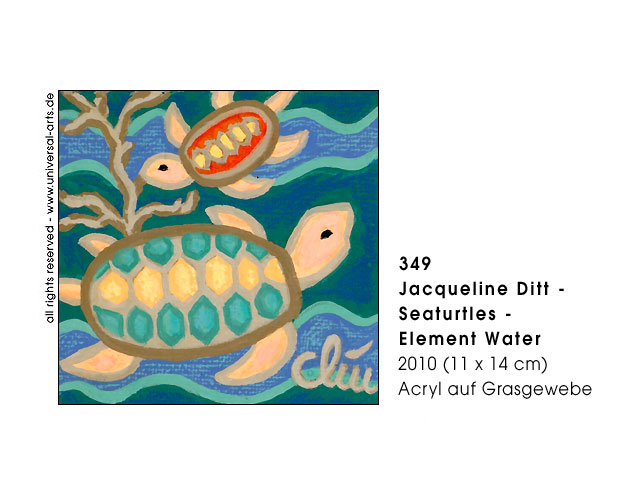 Jacqueline Ditt - Seaturtles - Element Water (Wasserschildkrten - Element Wasser)