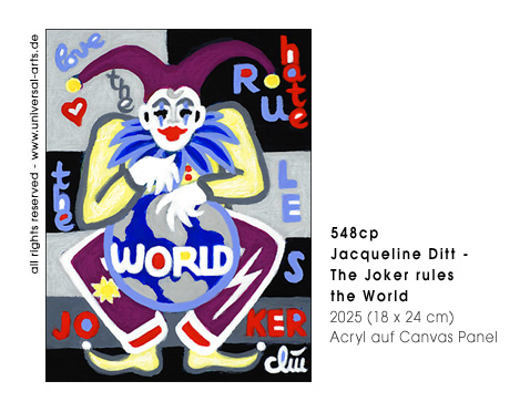 Jacqueline Ditt - The Joker rules the World (Der Joker regiert die Welt)