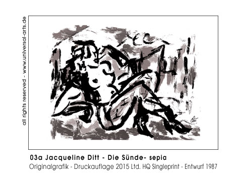Jacqueline Ditt - Die Sünde - sepia (The Sin - sepia)