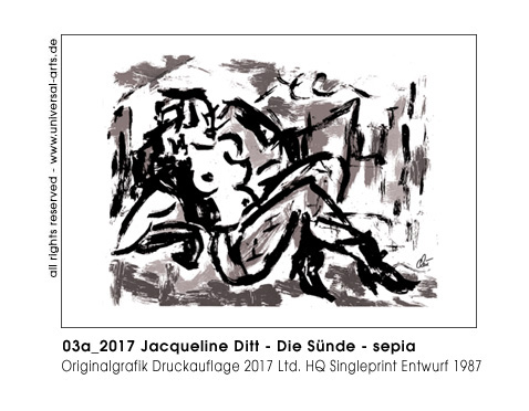 Jacqueline Ditt - Die Sünde - sepia (The Sin - sepia)