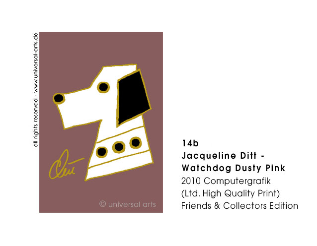 Jacqueline Ditt - Watchdog Dusty Pink  (Wachhund Altrosa)