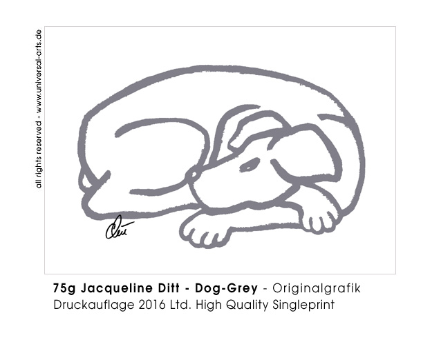 Jacqueline Ditt - Dog - Grey (Hund - Grau)