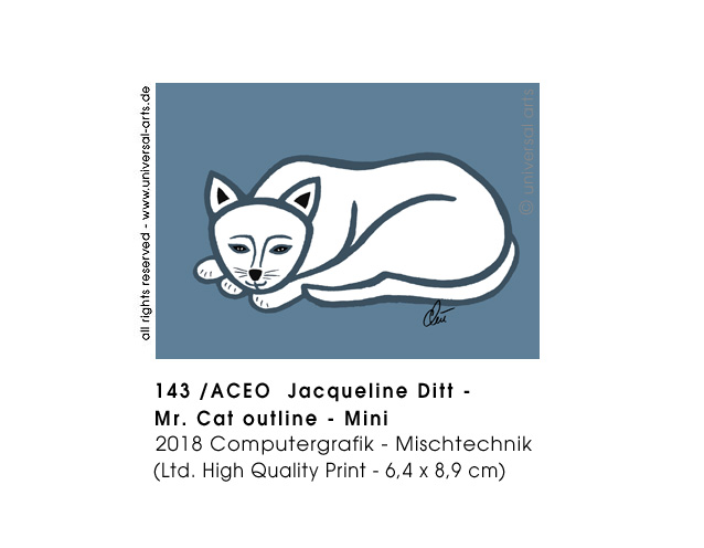 Jacqueline Ditt - Mr.Cat - outline Mini (Herr Kater - outline Mini)